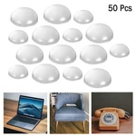 50 Self Adhesive Grip Pads Furniture Clear Bumpers Round Laptop Cabinet Protect. Fixed Price $6.50.