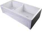 Alfi Brand AB3918ARCH 39" Double Basin Arched Apron Thick Wall - White. Fixed Price $1300.71.