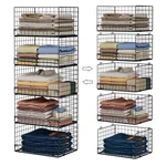 5-TIER Stackable Closet Organizers And Storage Shelves, Shelf Organize.... Fixed Price $60.52.