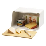 Yamazaki Home Tower Metal Bread Box W/ Removable Bamboo Cutting Board Lid. Fixed Price $133.20.