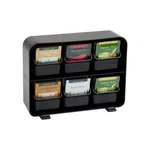 Mind Reader Tea Bag Organizer, Station 10.25"L X 3.25"W 7.75"H, Black. Fixed Price $21.73.