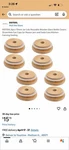 Doitool 8PCS 70MM Jar Lids Reusable Wooden Glass Bottle Covers Straw Hole. Fixed Price $8.99.