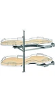 Rev-a-shelf 5372-18-MP-R Contemporary 37-5/8"W Cloud Two Tier Lazy Maple. Fixed Price $413.99.