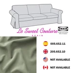 Ikea Ektorp Cover For 3-SEAT Sofa, Hakebo Grey-green 005.652.11 / 205.652.10. Fixed Price $146.90.