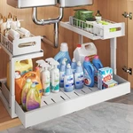1 Pack Expandable Under Sink Organizers Storage With Upgrade Ball-bearing Sli.... Fixed Price $75.88.