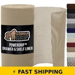 Gorilla Powergrip Non-adhesive Shelf Liner 12" X 10', Beige. Fixed Price $30.99.