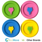 Ecowave Silicone Mason Jar Lids Regular & Wide Compatible With Straw Hole. Fixed Price $12.00.