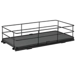 It All Slide Out Shelf Organizer In Matte Black Dimensions: 19.7"X 9"X. Fixed Price $52.51.
