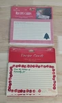 Vintage Hallmark Christmas Holiday Recipe Cards Sealed New 2 Packs. Fixed Price $20.00.
