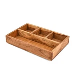 Flatware Organizers Acacia Wood Kitchen Drawer Organizer, Utensil Holder, Cut.... Fixed Price $19.19.