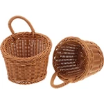 Abaodam Wall Hanging Basket 5.12 Inch Plastic Woven Storage Organizer For.... Fixed Price $32.37.