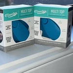 (2) Blue Masontops Multi-top Regular Mouth Small Reusable Flip Cap Lids. Fixed Price $20.00.