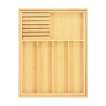 Megachef Adjustable Bamboo Drawer Storage And Organization Tray With Removable K. Fixed Price $73.05.