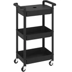 Best Miocasa Utility Rolling Cart With Cover Top Board, 3-TIER Kitchen Storage. Fixed Price $38.89.