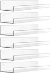 Upsimples 6 Pack Acrylic For Wall Storage, 15" X 4 Floating Bookshelves. Fixed Price $27.35.