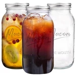 64 Oz Mason Wide MOUTH,3 Pack Large Half Gallon Jars With Airtight .... Fixed Price $37.61.