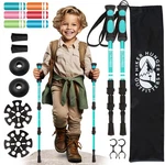Kids Hiking Poles By Usa Brand - Lightweight Collapsible Walking Stick W.... Fixed Price $59.62.