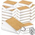 1000 Pcs 2X3 Inch Flash Cards With Ring, Lined & Blank For Study School. Fixed Price $27.23.