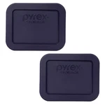 Pyrex 7213-PC Rectangular Blue 1.9 Cup Plastic Storage Lid 2PK For Glass Dish. Fixed Price $12.99.
