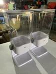 2X Oxo Softworks Countertop Food Dispenser 5.5 Qt Bpa-free Cereal Container. Fixed Price $49.99.
