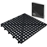 Esatto 12 Pack Interlocking Shelf Mats Black For Spills, Clean Bars, S.... Fixed Price $135.64.