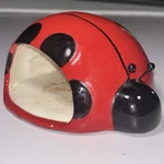 Vtg Boston Warehouse Ceramic Lady Bug Sponge Holder Kitchen. Fixed Price $15.99.