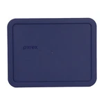 Pyrex Rectangular 6 Cup Storage Lid Cover Dark Blue 7211-PC New For Glass Dish. Fixed Price $9.99.