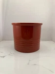Red Chantal Utensil Crock. Fixed Price $20.00.