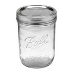 Ball Mason "pint" Jars Wide-mouth Can Or Freeze 12PK (by Jarden Home.... Fixed Price $41.78.
