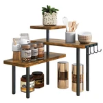 Ibuyke Countertop ORGANIZER,3-TIER Spice Racks,kitchen Corner SHELF,4.... Fixed Price $43.22.