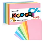 Koogel Blank Index Cards 180PCS Flash Unruled 5 Inch Note/study. Fixed Price $6.19.