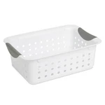 Sterilite White Small Ultra Basket Durable Plastic Storage Organizer, (12 Pack). Fixed Price $34.99.