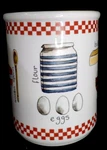 Cypress Home Crock Utensil Holder Wine Chiller Heavy Thick Porcelain (euc**vtg). Fixed Price $21.60.