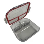 Mygo Large To-go 3-COMPARTMENT Food Container, 9-3/8" X 2-.... Fixed Price $22.96.