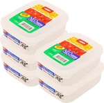 Iwasaki Antibacterial Microwave Storage Container Neo Keeper Clear 370ML Set. Fixed Price $31.83.
