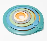 Henning Lee Set Of 5 Fresh Seal Nesting Lids, Air-tight Silicone Covers. Fixed Price $12.99.