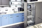 Kessebohmer 2502560 Dispensa 33-7/8 Inch To 49-5/8 Tall Pull Silver. Fixed Price $728.60.