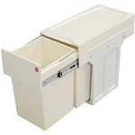 Pull Out Double Trash/recycling White Hailo Hafele Model 502.71.755 St. Fixed Price $75.00.