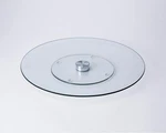 10 In Lazy Susan, Tempered Glass. Fixed Price $29.97.