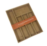 Bamboo Cutlery Silverware Flatware Utensil Tray Drawer Kitchen Organizer. Fixed Price $24.99.