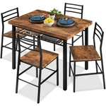 Best Choice Products 5-PIECE Modern Dining Set, Kitchen Table W/ Matching Chairs. Fixed Price $229.99.