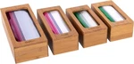 Seville Classics Bamboo Premium Organizer Storage Bins Kitchen Silverware Pantry. Fixed Price $44.62.