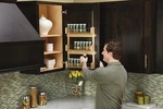 Wall Mount Spice Rack Pantry Door 3 Tier Wooden Shelf Kitchen Storage Organizer. Fixed Price $162.97.