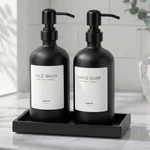 2 Packs Glass Dish Soap Dispenser Set For Kitchen, Hand Dispens.... Fixed Price $40.60.