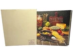 Vtg Hallmark Recipe Cooking Binder W/ Original Box Baking Instructions Kitchen. Fixed Price $19.99.
