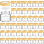 Layhit 24 Pcs 2OZ/ 60ML Glass Jars With Lids Clear Small Plastic. Fixed Price $42.00.