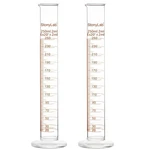 Stonylab 2-PACK 250ML Borosilicate Glass Graduated Cylinder Measuring. Fixed Price $31.67.