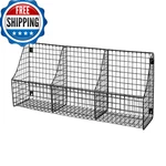Spectrum Diversified 89076 Wall Mount Triple Storage Basket Industrial Gray. Fixed Price $83.11.