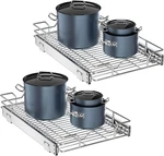 Pull Out Cabinet Organizer Pack (12" W X 21" D), Shelves Tier,. Fixed Price $118.51.