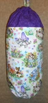 Plastic Bag Dispenser Kittens & Tulips Cats Pets Grocery Rags Handmade. Fixed Price $7.95.
